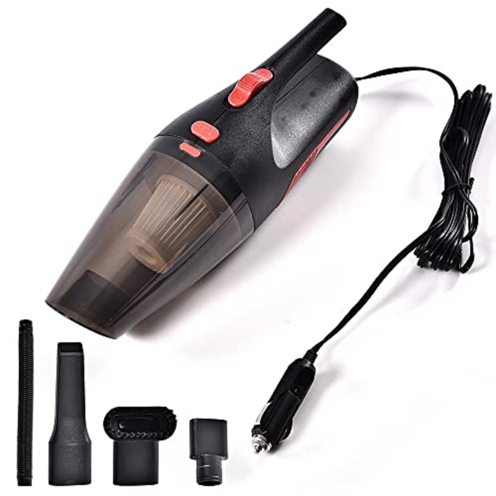 acdanc G-Plus Car Vacuum Cleaner 12V + 120W for Auto Mini Duster Portable Wet Dry Handheld Kit